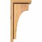 Ekena Millwork Huntington Smooth Corbel w/Backplate, Western Red Cedar, 7 1/2"W x 8"D x 16"H COR08X08X16HUN01SWR - alternate 3